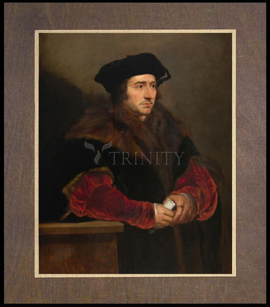 St. Thomas More - Wood Plaque Premium by Museum Classics - Trinity Stores