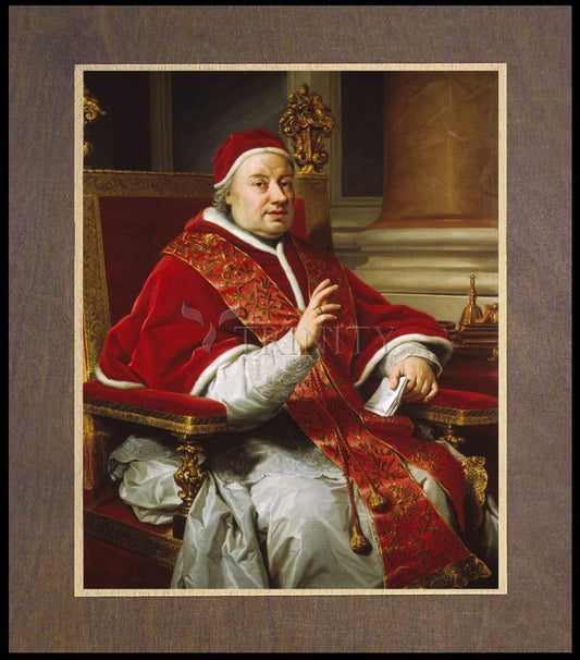 Pope Clement XIII - Wood Plaque Premium by Museum Classics - Trinity Stores