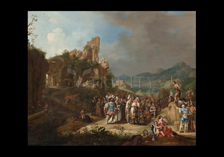 Preaching of St. John the Baptist - Holy Card by Museum Classics - Trinity Stores