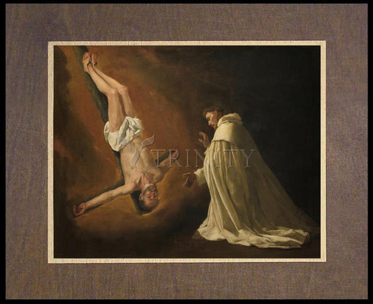 Apparition of St. Peter to Saint Peter Nolasco - Wood Plaque Premium by Museum Classics - Trinity Stores