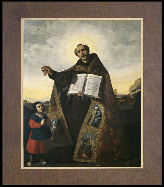 Sts. Romanus of Antioch and Barulas - Wood Plaque Premium by Museum Classics - Trinity Stores