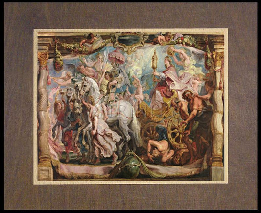 Triumph of the Church - Wood Plaque Premium by Museum Classics - Trinity Stores