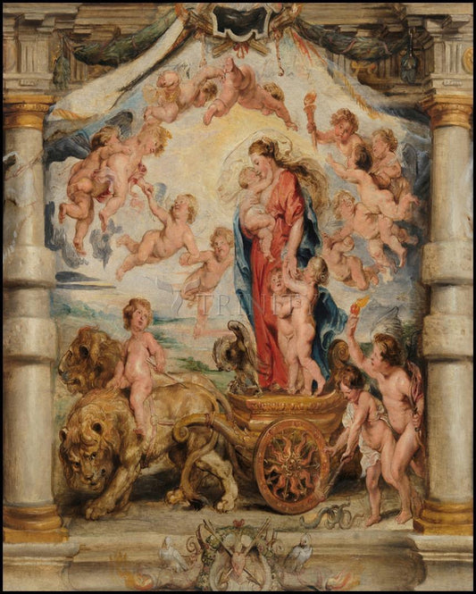 Triumph of Divine Love - Wood Plaque by Museum Classics - Trinity Stores