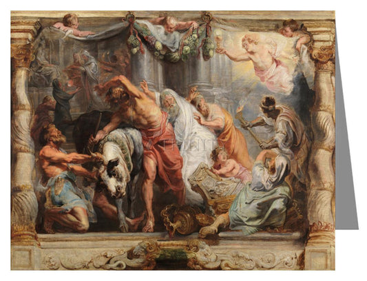 Triumph of the Eucharist over Idolatry - Note Card Custom Text by Museum Classics - Trinity Stores