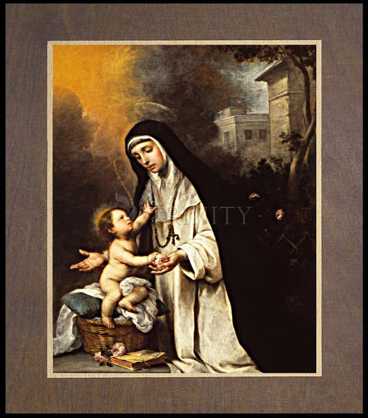 St. Rose of Lima - Wood Plaque Premium by Museum Classics - Trinity Stores