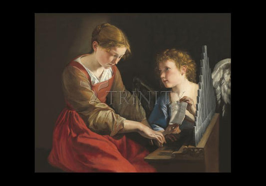 St. Cecilia - Holy Card by Museum Classics - Trinity Stores