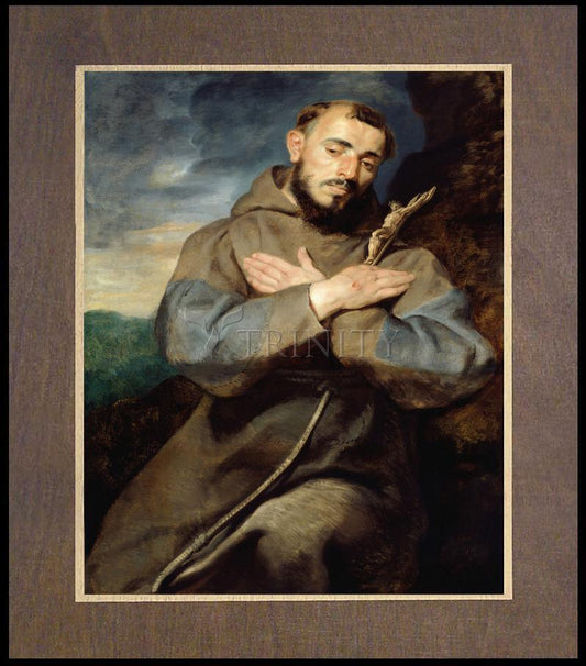 St. Francis of Assisi - Wood Plaque Premium by Museum Classics - Trinity Stores