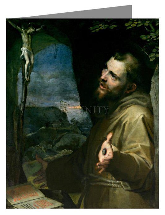 St. Francis of Assisi - Note Card Custom Text by Museum Classics - Trinity Stores