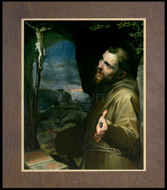 St. Francis of Assisi - Wood Plaque Premium by Museum Classics - Trinity Stores