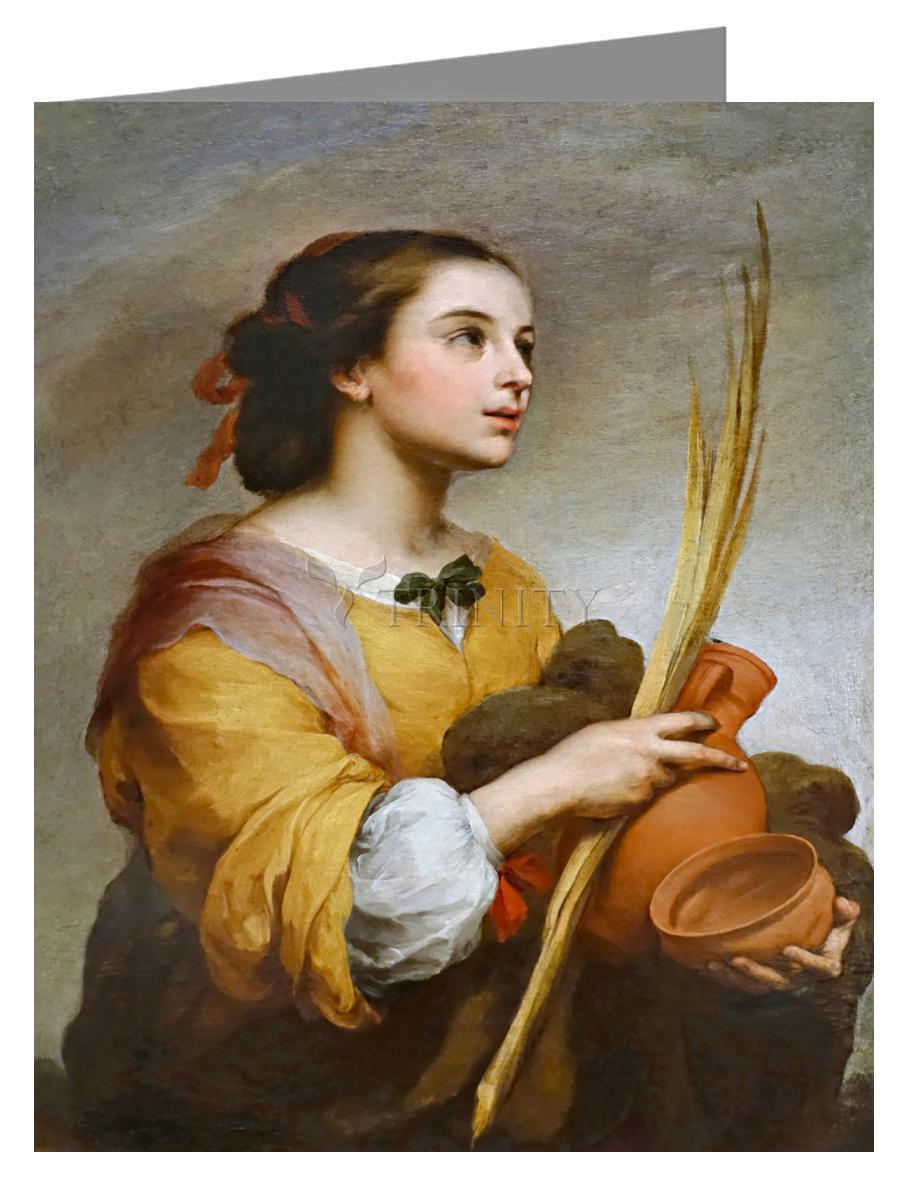 St. Justa - Note Card by Museum Classics - Trinity Stores