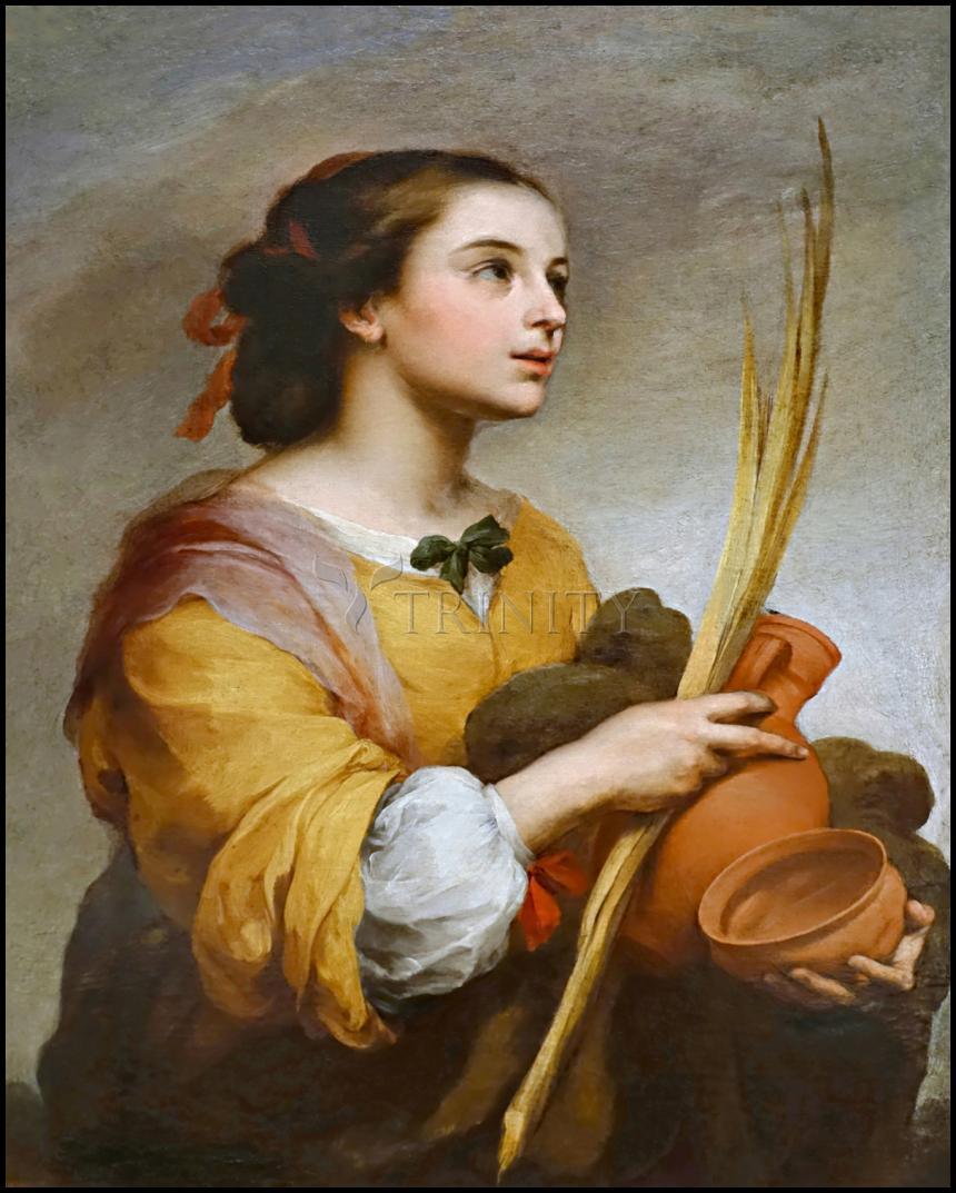 St. Justa - Wood Plaque by Museum Classics - Trinity Stores