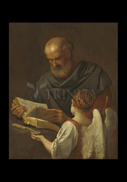 St. Matthew and Angel - Holy Card by Museum Classics - Trinity Stores