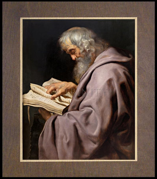 St. Simon - Wood Plaque Premium by Museum Classics - Trinity Stores