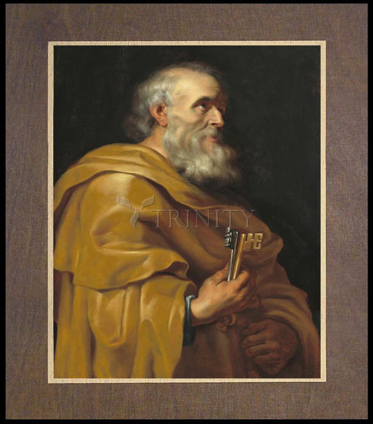 St. Peter - Wood Plaque Premium by Museum Classics - Trinity Stores