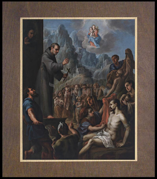 Miracles of St. Salvador de Horta - Wood Plaque Premium by Museum Classics - Trinity Stores