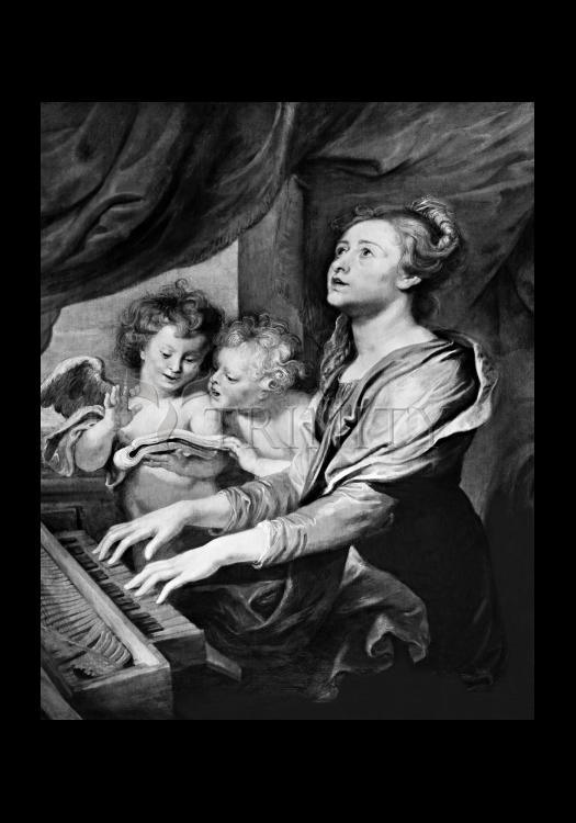 St. Cecilia - Holy Card by Museum Classics - Trinity Stores