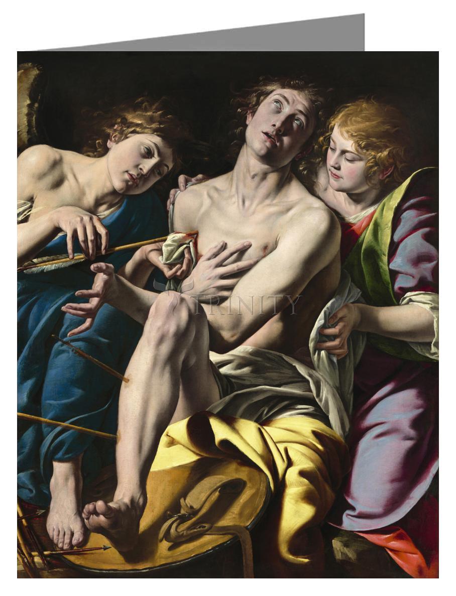 St. Sebastian - Note Card Custom Text by Museum Classics - Trinity Stores