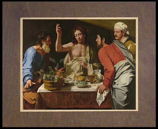 Supper at Emmaus - Wood Plaque Premium by Museum Classics - Trinity Stores