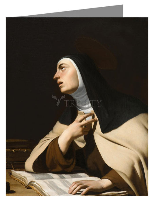 St. Teresa of Avila - Note Card Custom Text