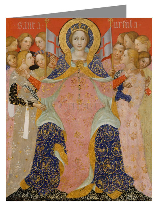St. Ursula and Her Maidens - Note Card Custom Text by Museum Classics - Trinity Stores