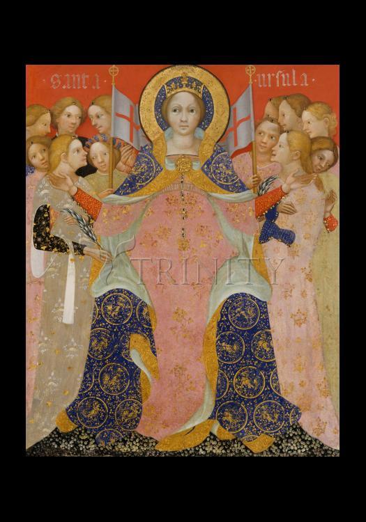 St. Ursula and Her Maidens - Holy Card by Museum Classics - Trinity Stores