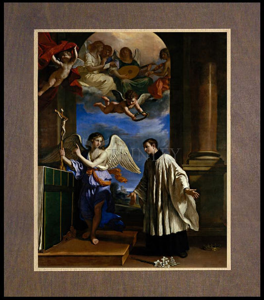 Vocation of St. Aloysius Gonzaga - Wood Plaque Premium by Museum Classics - Trinity Stores