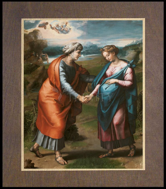 Visitation - Wood Plaque Premium by Museum Classics - Trinity Stores