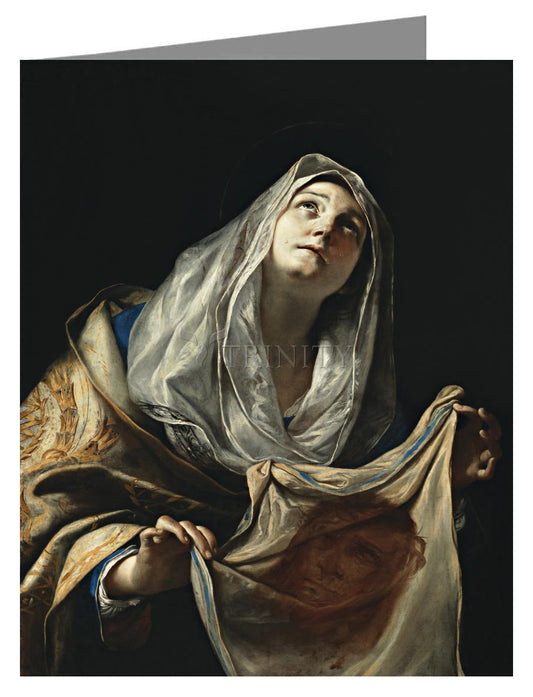 St. Veronica with Veil - Note Card Custom Text by Museum Classics - Trinity Stores