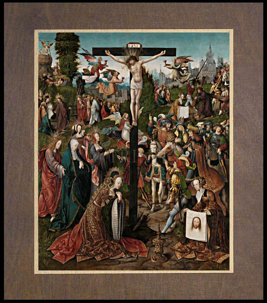 Crucifixion - Wood Plaque Premium by Museum Classics - Trinity Stores