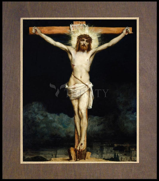 Crucifixion - Wood Plaque Premium by Museum Classics - Trinity Stores