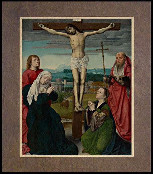 Crucifixion - Wood Plaque Premium by Museum Classics - Trinity Stores