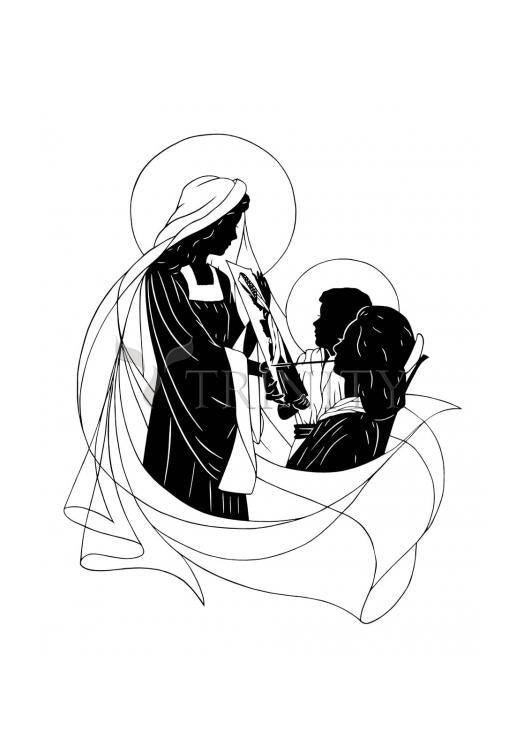 Ann Adams' Madonna - Holy Card by Dan Paulos - Trinity Stores