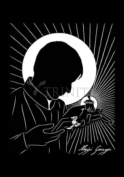 St. Aloysius Gonzaga - Holy Card by Dan Paulos - Trinity Stores