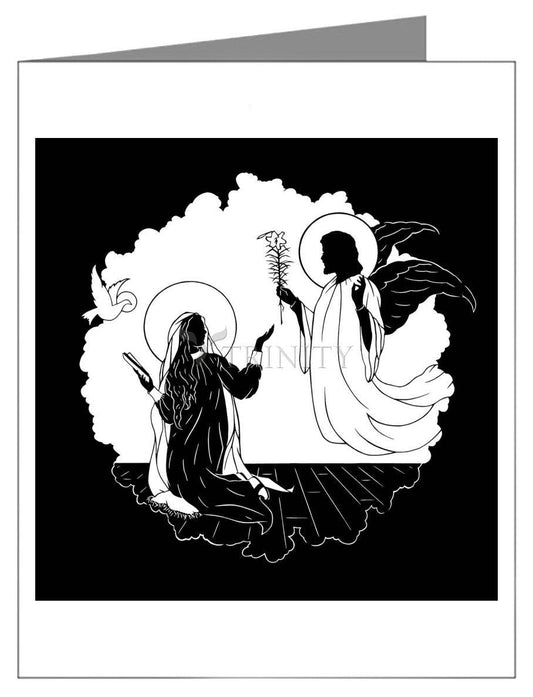Annunciation - Note Card Custom Text by Dan Paulos - Trinity Stores
