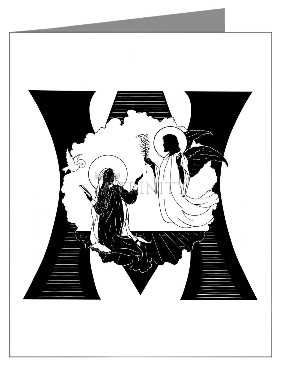 Annunciation - Note Card by Dan Paulos - Trinity Stores