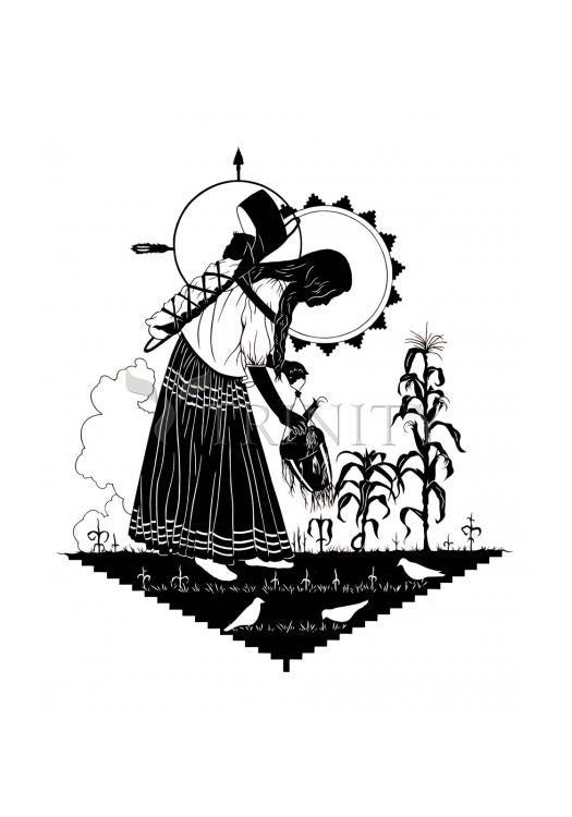 Apache Madonna - Holy Card by Dan Paulos - Trinity Stores