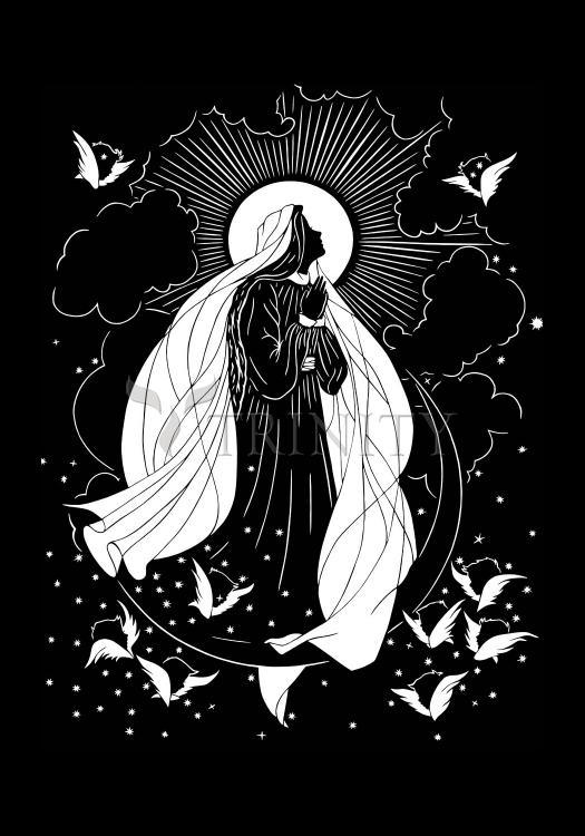 Assumption into Heaven - Holy Card by Dan Paulos - Trinity Stores