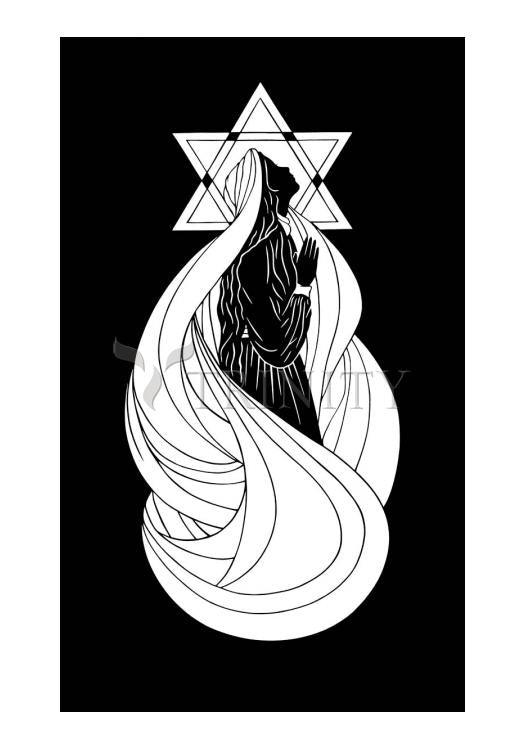 Bright Star of David - Holy Card by Dan Paulos - Trinity Stores