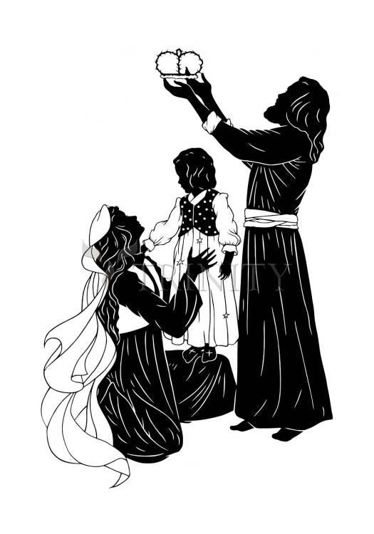 Behold Thy King - Holy Card by Dan Paulos - Trinity Stores