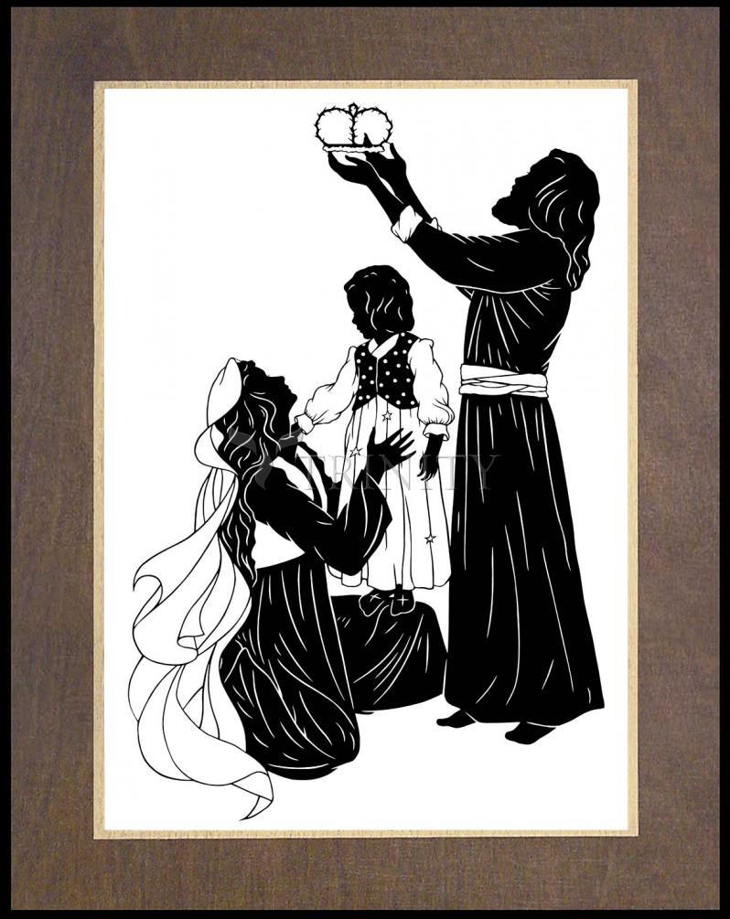 Behold Thy King - Wood Plaque Premium by Dan Paulos - Trinity Stores