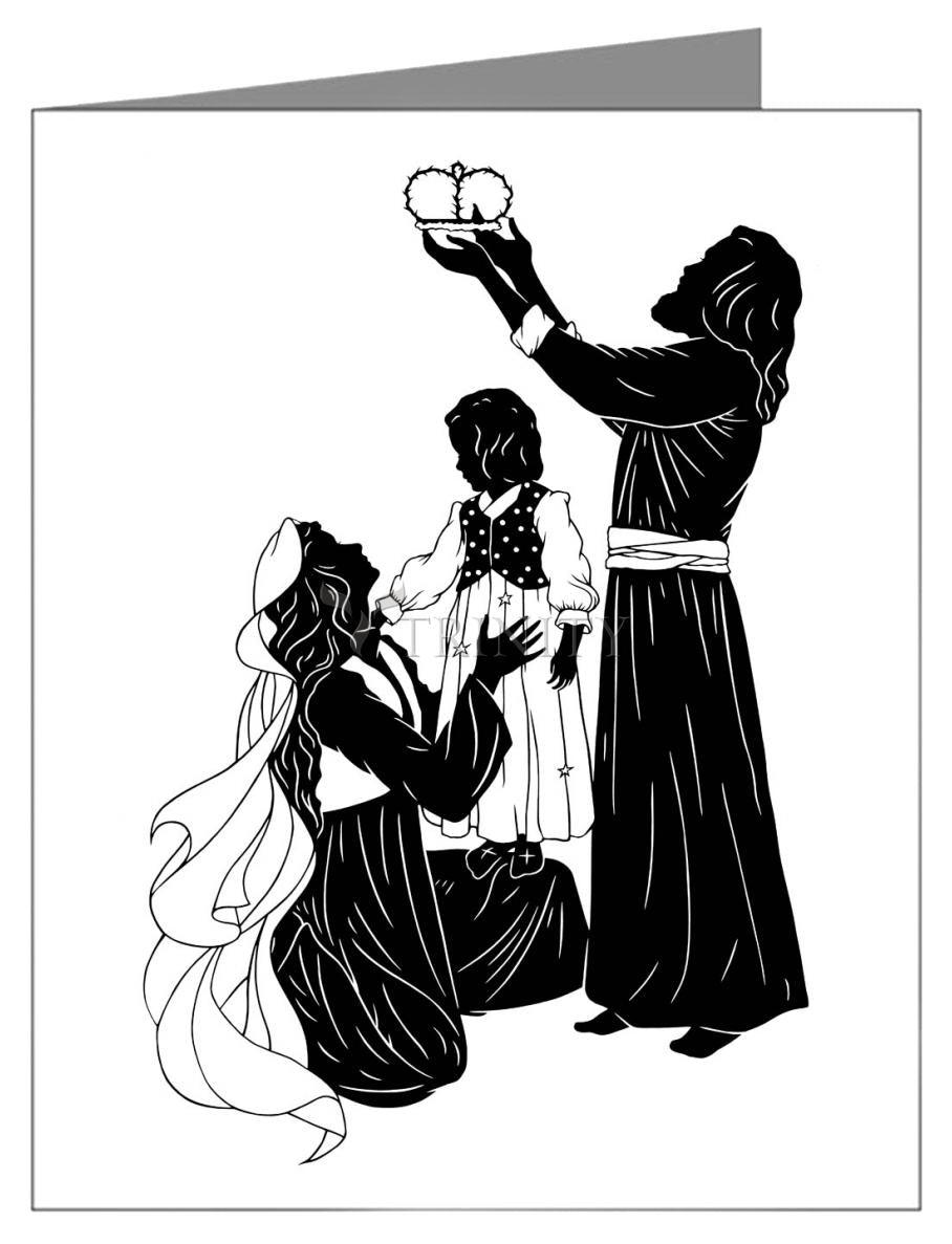 Behold Thy King - Note Card by Dan Paulos - Trinity Stores