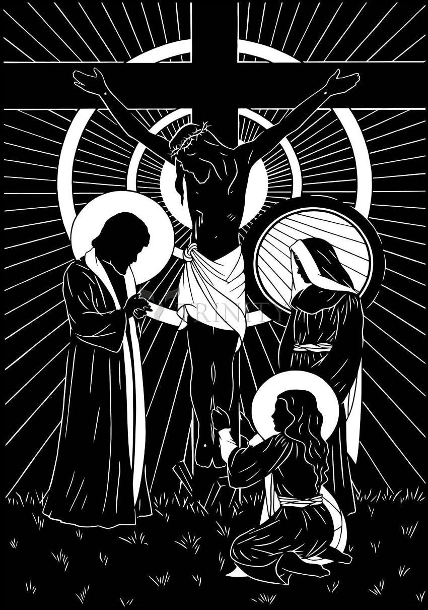 Behold Thy Mother - Wood Plaque by Dan Paulos - Trinity Stores