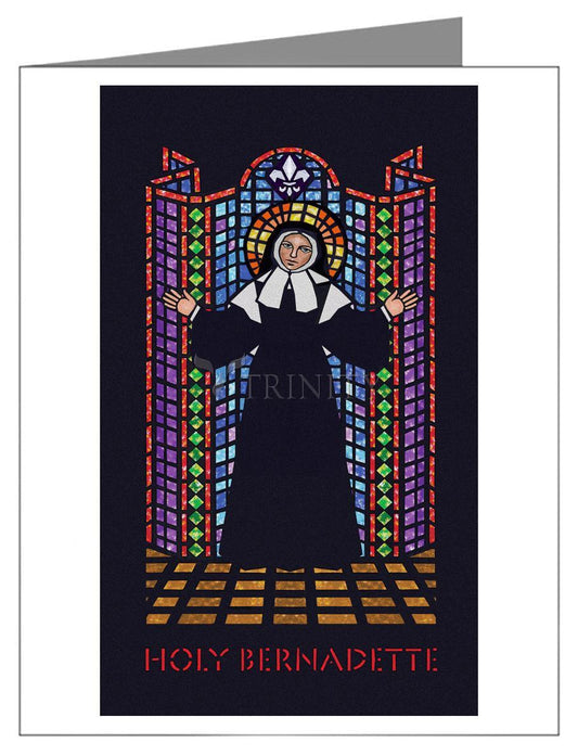 St. Bernadette - Note Card by Dan Paulos - Trinity Stores