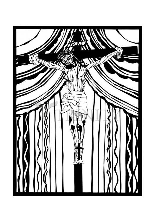 Cristo de Chimayó - Holy Card by Dan Paulos - Trinity Stores