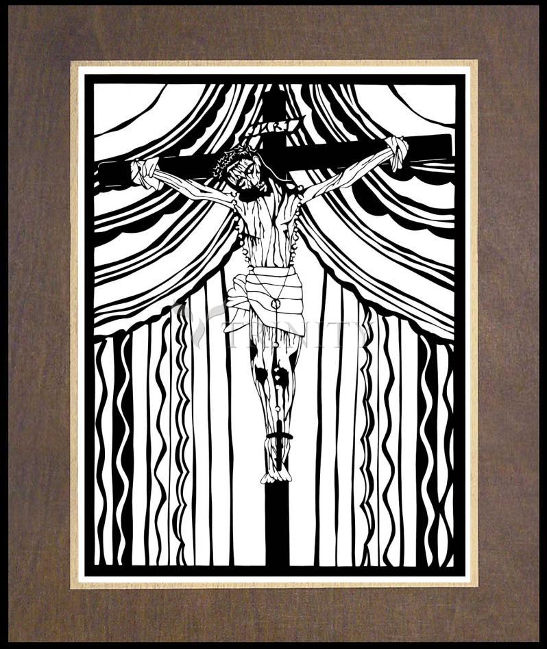Cristo de Chimayó - Wood Plaque Premium by Dan Paulos - Trinity Stores