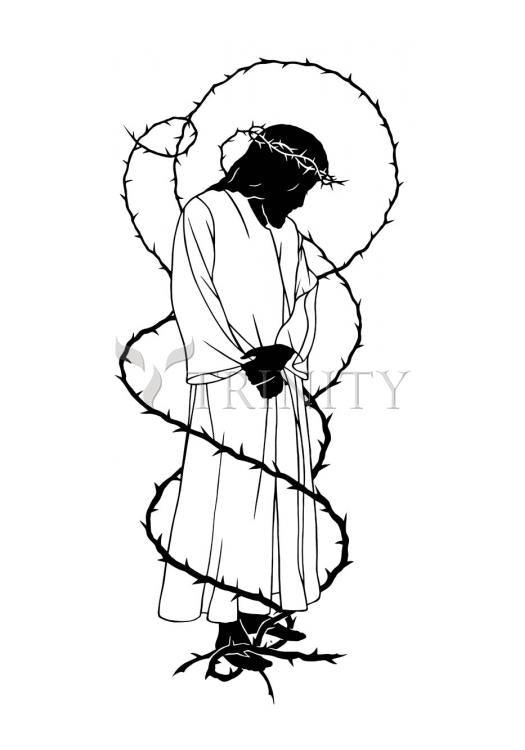 Crowning with Thorns - Holy Card by Dan Paulos - Trinity Stores