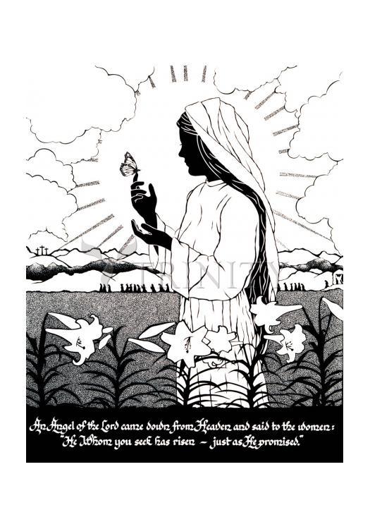 Easter Morning - Holy Card by Dan Paulos - Trinity Stores