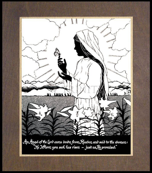 Easter Morning - Wood Plaque Premium by Dan Paulos - Trinity Stores