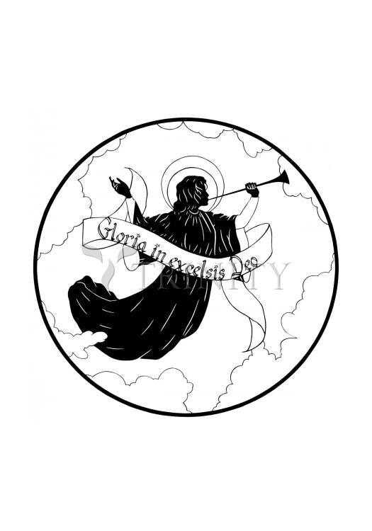 Gloria - Holy Card by Dan Paulos - Trinity Stores