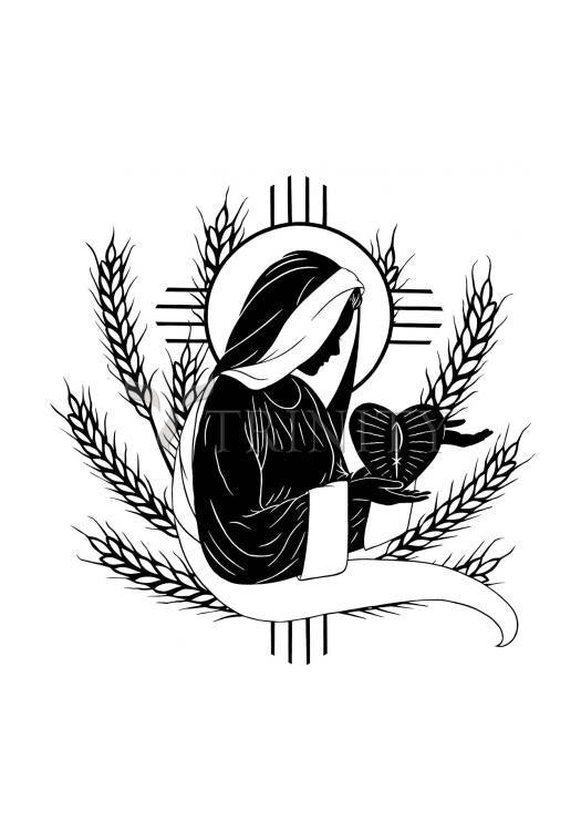 Giver of the Wheat - Holy Card by Dan Paulos - Trinity Stores